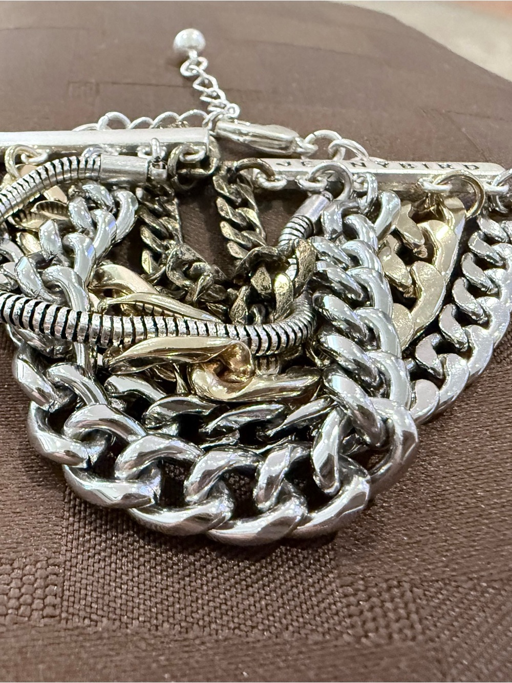 Jenny Bird "Austin" Mixed
MetalMulti-Chain Cuff Bracelet - Picture 2 of 10